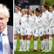 Johnson will not meet with the women's England football team after their Euro win - despite having a month left in office
