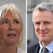 Nadine Dorries, left, and Zac Goldsmith, right, have attacked the Commons Privileges Committee