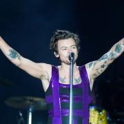 Harry Styles performing on the main stage during the BBC Radio 1's Big Weekend in Coventry. Photograph: PA