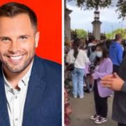 Dan Wootton was mocked by social media users for 'performative mourning'