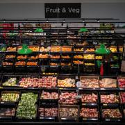 Food on shelves
