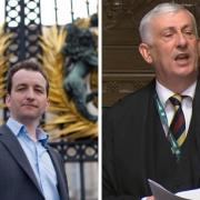 CEO of Republic Graham Smith (left) was critical of Lindsay Hoyle's (right) comments about the Queen's funeral