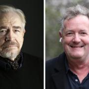Brian Cox (left) is set to appear on Question Time this evening alongside Piers Morgan