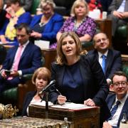 Leader of the House, Penny Mordaunt speaking in the House of Commons