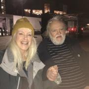 Mike Blackshaw with Lesley Riddoch, who has penned this article about her friend and fellow campaigner
