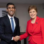 First Minister Nicola Sturgeon and Prime Minister Rishi Sunak met for the first time in person in Blackpool