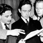 Gavin Vernon (left), Ian Hamilton (centre) and Alan Stuart (right) retrieved the Stone of Destiny in 1951