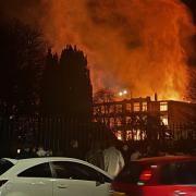 Police said the fire has had a 'devastating' impact on the city