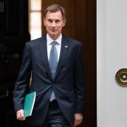 Chancellor of the Exchequer Jeremy Hunt leaves 11 Downing Street