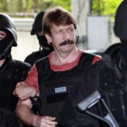 Arms smuggler Viktor Bout on his arrest in  Thailand in 2010. The Russian was freed  last week as part of a prisoner swap with  the US which saw detained basketball star Brittney Griner released by the Kremlin 
authorities