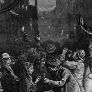 1876:  Celebrating New Year's eve in Edinburgh