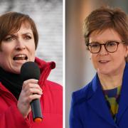 STUC general secretary Roz Foyer (left) and First Minister Nicola Sturgeon have issued a rare joint statement