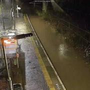 Railway lines on Scotland's west coast have been hit by flooding