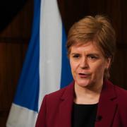 First Minister Nicola Sturgeon delivering her new year's address