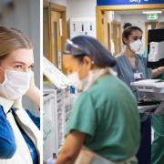 A UK health chief has asked people to consider wearing masks amid rising pressure on NHS services