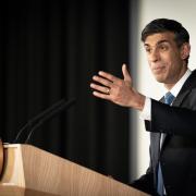 Prime Minister Rishi Sunak during his first major domestic speech of 2023 at Plexal, Queen Elizabeth Olympic Park in east London. Picture date: Wednesday January 4, 2023. PA Photo. See PA story POLITICS Sunak. Photo credit should read: Stefan Rousseau/PA