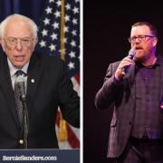 Comedian Frankie Boyle will interview former Democratic presidential hopeful Bernie Sanders
