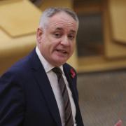 Employment Minister Richard Lochhead said the figures were 'particularly welcome'