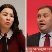 Scottish Labour MSP Monica Lennon (left) and Scottish Labour MP Ian Murray (right) appear to disagree on how the party should react to the Section 35 order