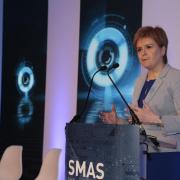 Nicola Sturgeon announcing the £4.9m Scottish Enterprise investment in Baker Hughes at a manufacturing industry event in 2018