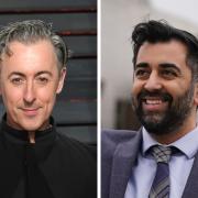 Actor Alan Cumming (left) has backed Humza Yousaf to take over as First Minister