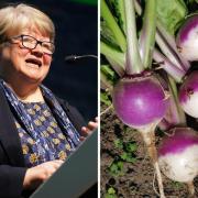 Coffey suggested turnips would be a popular choice if people ate seasonally