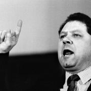 Former SNP MP Jim Sillars at the 1988 Govan by-election