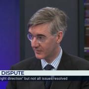 Jacob Rees-Mogg appearing on GB News