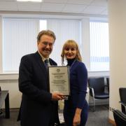 Dundee University awarded medal of thanks from Ukrainian medical school