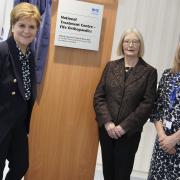 Nicola Sturgeon opened the National Treatment Centre at the Victoria Hospital in Kirkcaldy