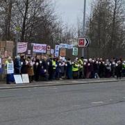 A protest linked to the 40 Days for Life campaign - which has encompassed almost the entirety of Lent – was held on Sunday