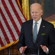 Joe Biden is currently visiting Northern Ireland where he is due to meet with Rishi Sunak