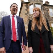 Labour deputy leader Angela Rayner, pictured with Scottish Labour leader Anas Sarwar, has appealed to SNP voters to back her party