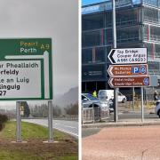 Road signs across Tayside have been causing confusion