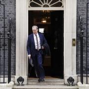 Dominic Raab leaves Number 10 Downing Street. He resigned as justice secretary after a bullying inquiry into his conduct.