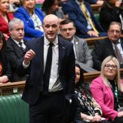 SNP Westminster group leader Stephen Flynn speaking during Prime Minister's Questions