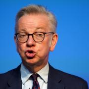Levelling Up Secretary Michael Gove spoke to party faithful and press at the Tory conference