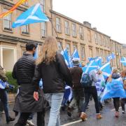 Yessers took to the streets of Glasgow the first Saturday in May