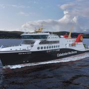 An artist's impression of one of the new ferries for Islay and Jura