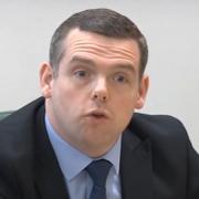 Scottish Tory leader Douglas Ross speaking at the Scottish Affairs Committee on Monday