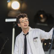 Matty Healy from The 1975 performing on the main stage during BBC Radio 1's Big Weekend at Camperdown Park in Dundee