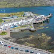 A third of South Uist’s population turned up to the ferry terminal earlier this month to protest.