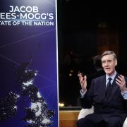 Jacob Rees-Mogg in the GB News studio