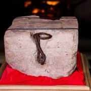 The Stone of Destiny was transported to Westminster Abbey for the Coronation of King Charles amid tight security