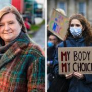 Jenni Minto (left) has said she is 'alert' to Westminster interference regarding abortion law in Scotland