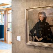 A portrait of former SNP MP Winnie Ewing hangs in the Scottish Parliament in Holyrood
