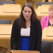 Emma Roddick told The National how she has struggled with pain sitting in the Holyrood chamber chairs