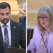 Humza Yousaf was going to answer - but was stopped by Alison Johnstone