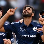Scotland winning against Zimbabwe earlier in the week