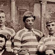 Andrew Watson (centre) is widely regarded as the world's first black international footballer